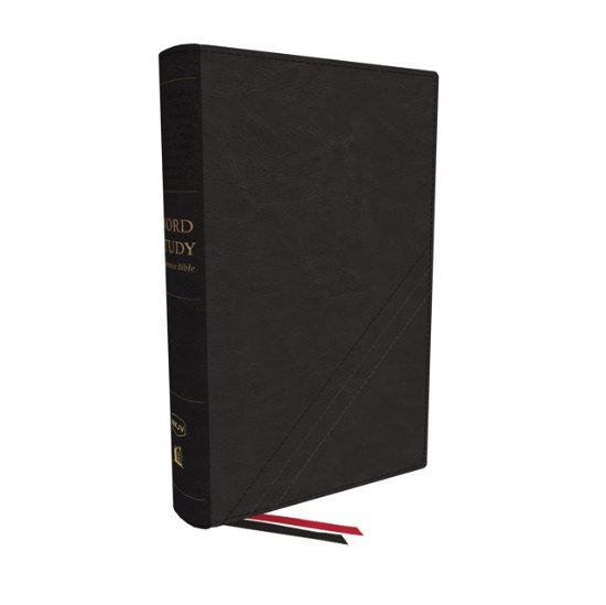 Cover for Thomas Nelson · NKJV, Word Study Reference Bible, Leathersoft, Black, Red Letter, Comfort Print: 2,000 Keywords that Unlock the Meaning of the Bible (Läderbok) (2023)