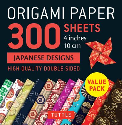 Cover for Origami Paper 200 Sht Jap Designs · Origami Paper 300 sheets Japanese Designs 4&quot; (10 cm): Tuttle Origami Paper: Double-Sided Origami Sheets Printed with 12 Different Designs (Stationery) (2020)