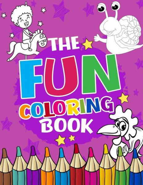 Cover for Omi Kech · The Fun Coloring Book (Paperback Book) (2019)