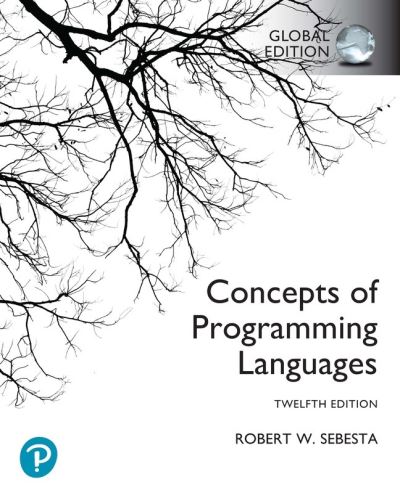 Cover for Robert Sebesta · Concepts of Programming Languages, Global Edition (Paperback Book) (2022)