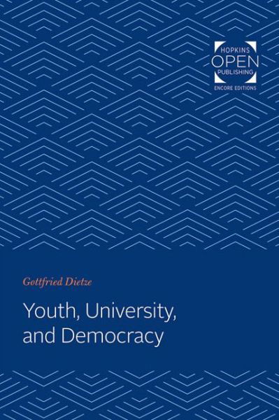 Cover for Gottfried Dietze · Youth, University, and Democracy (Paperback Book) (2020)