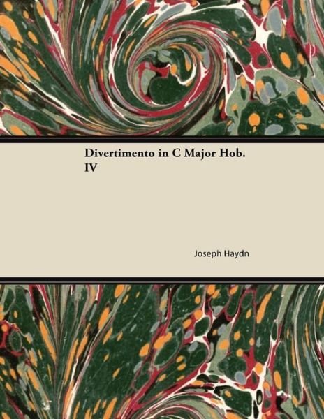 Cover for Joseph Haydn · Divertimento in C Major Hob.iv: 1 - for 3 Guitars (Paperback Book) (2013)