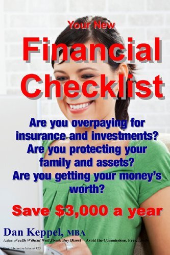 Cover for Dan Keppel Mba · Your New Financial Checklist: Are You Overpaying for Insurance and Investments? (Paperback Book) (2013)