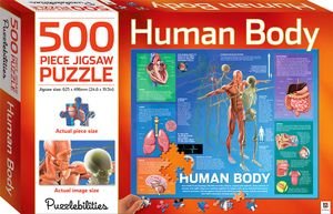 Puzzlebilities Human Body 500 Piece Jigsaw Puzzle - Puzzlebilities - Hinkler Pty Ltd - Board game - Hinkler Books - 9781488936821 - April 1, 2019