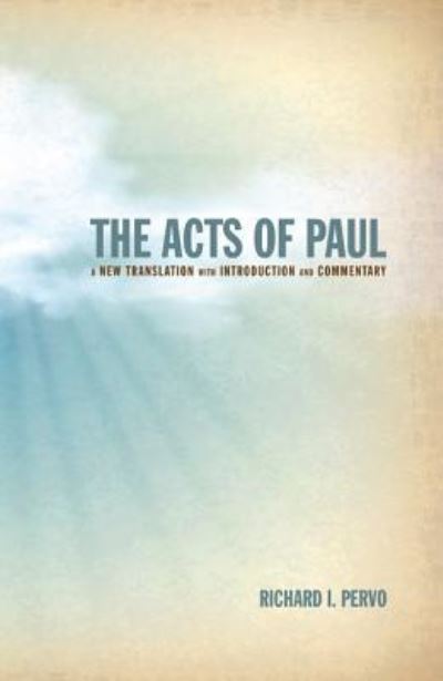 Cover for Richard I. Pervo · Acts of Paul (Buch) (2014)