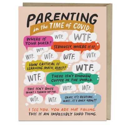 Cover for Em &amp; Friends · 6-Pack Em &amp; Friends Parenting in the Time of Covid Greeting Cards (Flashcards) (2021)