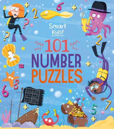 Cover for Fullman, Joe (Author) · Smart Kids! 101 Number Puzzles (Paperback Book) (2022)