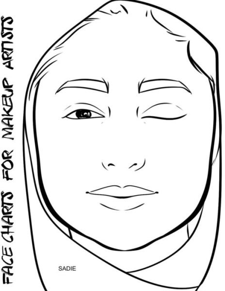 Face Charts for Makeup Artists Sadie - Blake Anderson - Books - Createspace Independent Publishing Platf - 9781983882821 - January 16, 2018