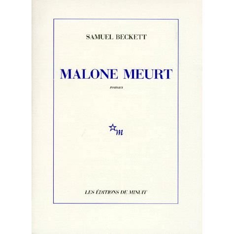 Cover for Samuel Beckett · Malone Meurt (Book) (1995)