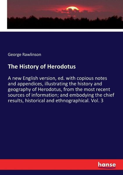 Cover for Rawlinson · The History of Herodotus (Book) (2018)