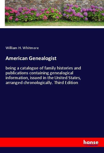 Cover for Whitmore · American Genealogist (Book)