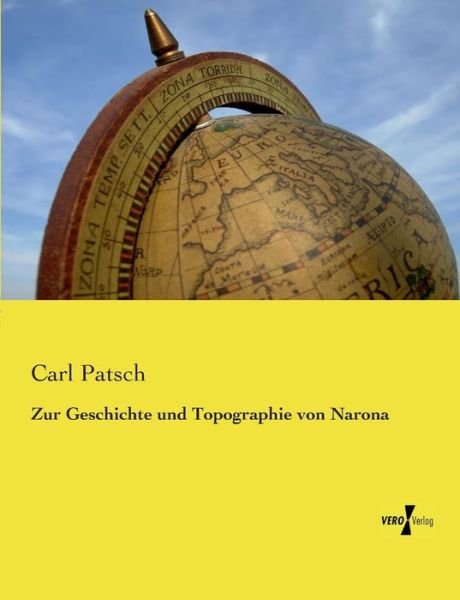 Cover for Carl Patsch · Zur Geschichte Und Topographie Von Narona (Paperback Book) (2019)
