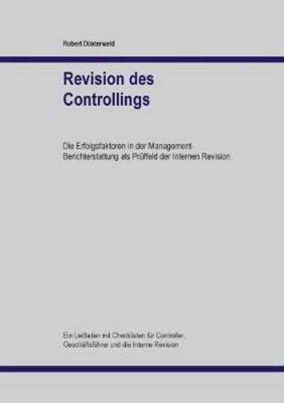 Cover for Düsterwald · Revision des Controllings (Bok) (2017)