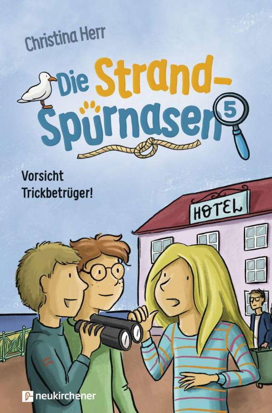 Cover for Christina Herr · Die Strandspürnasen 5 - Vorsicht Trickbetrüger! (Hardcover Book) (2021)