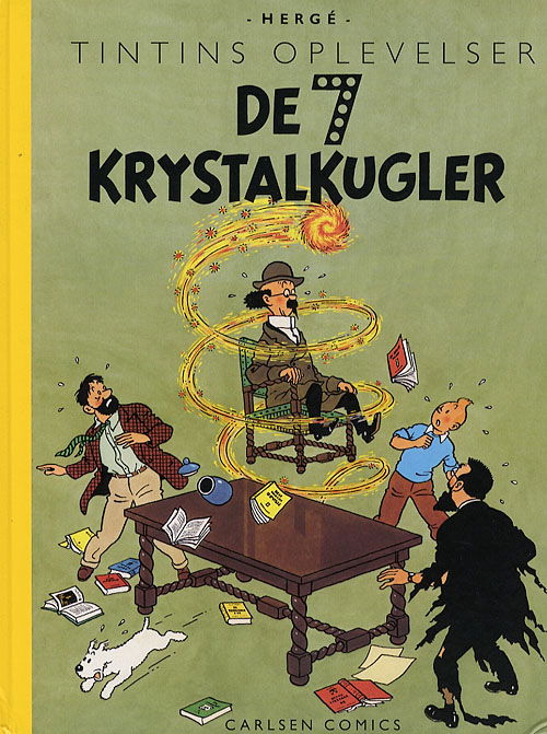 Cover for Hergé · Tintin: De 7 krystalkugler - retroudgave (Indbundet Bog) [2. udgave] [Indbundet] (2006)