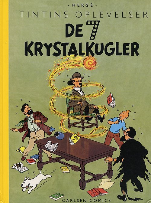 Cover for Hergé · Tintin: De 7 krystalkugler - retroudgave (Bound Book) [2th edição] [Indbundet] (2006)
