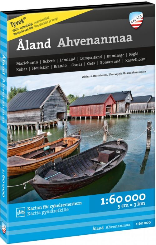 Cover for Calazo · Aland Ahvenanmaa - Lake &amp; coastal map (Landkart) (2022)