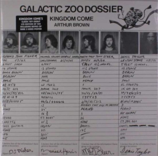 Cover for Kingdom Come · Galactic Zoo Dossier (LP) (2016)