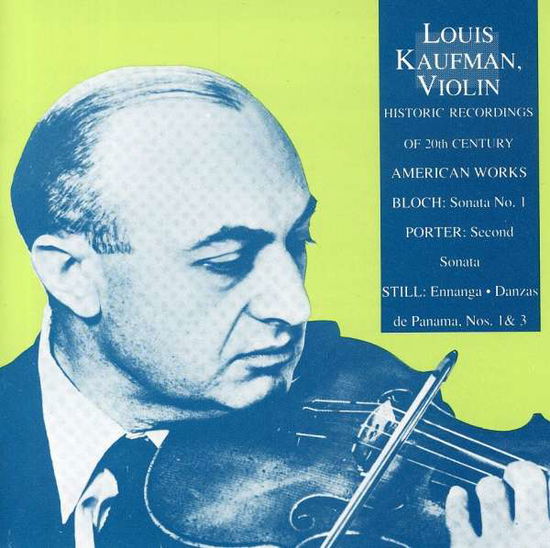 Cover for Kaufman,louis / Pozzi,pina · Historic Recordings: Bloch Violin Sonata #1 (CD) (1999)