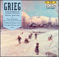 Cover for Edvard Grieg · Works For Orchestra (CD) (1990)