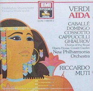 Cover for Verdi · Verdi: Aida (Highlights) (CD)