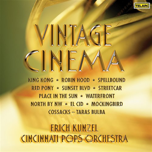 Vintage Cinema - Cincinnati Pops Orch / Kunzel - Música - Telarc - 0089408070822 - 28 de octubre de 2008