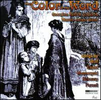 Cover for Wolf / Debussy / Mussorgski / Resick / Jones · Color of the Word (CD) (2008)