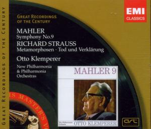 Groc: Mahler:symphonyno.9,rich - Klemperer,Otto / Npo / POL - Musikk - EMI CLASSICS - 0094638000822 - 14. mars 2007