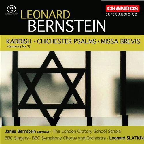 Kaddish / Chichester Psalms / + - Murray / Strong / BBCSO / Slatkin / + - Musiikki - Chandos - 0095115502822 - maanantai 15. maaliskuuta 2004