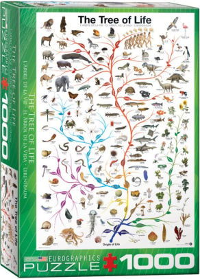 Cover for Puslespil Tree of Life · Puslespil Tree of Life - 1000 brikker, 48*68cm (Jigsaw Puzzle) (2022)