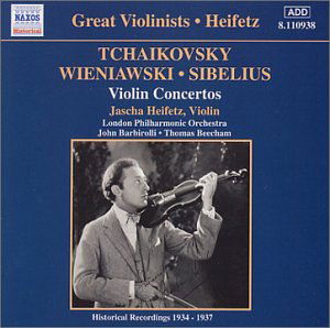 HEIFETZ-TCHAIKOVSKY:Violin Con - Barbirolli, John / Beecham, Thomas / Heifetz, Jascha / London Philharmonic Orchestra - Música - Naxos Historical - 0636943193822 - 15 de janeiro de 2001
