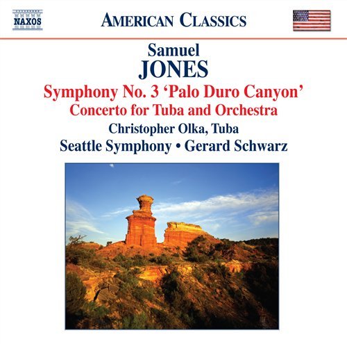Jonessymphony No 3Tuba Concerto - Olkaseattle Symphonyschwarz - Musik - NAXOS - 0636943937822 - 2 februari 2009