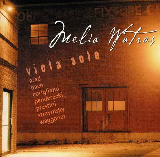 Viola Solo - Melia Watras - Musik - FLEUR DE SON - 0692863059822 - 2005