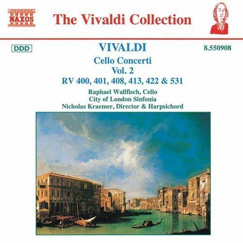Vivaldicello Concerti Vol 2 - City of London Sinfonia - Musiikki - NAXOS - 0730099590822 - torstai 13. huhtikuuta 1995