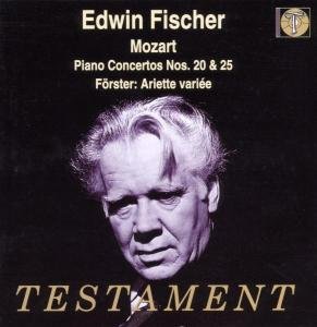 Cover for Fischer,edwin / Krips,josef · Klavierkonzerte 20+25 Kv466+kv (CD) (2001)