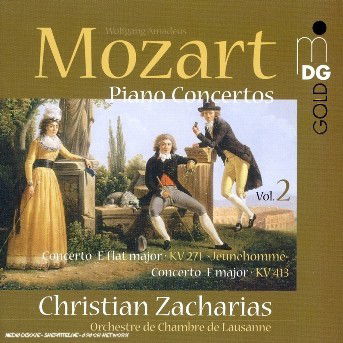 Cover for Zacharias,Christian / OCLS · * Klavierkonzerte Vol.2 (KV 413 u.KV 271) (CD) (2013)