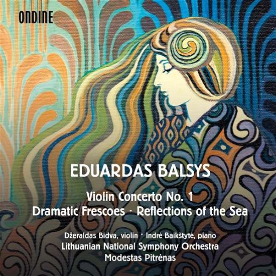 Cover for Bidva, Dzeraldas / Lithuanian National Symphony Orchestra / Modestas Pitrenas · Eduardas Balsys: Violin Concerto No.1/reflections of Th (CD) (2021)