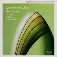 Abel / Kaiser / Schneider / La Stagione · 4 Flute Concertos (CD) (1994)