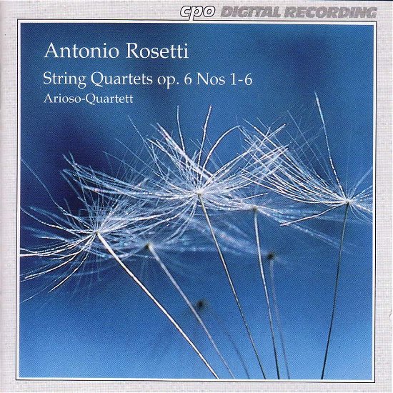 String Quartets 1-6 - Rosetti / Arioso Quartet - Musik - CPO - 0761203933822 - 20. Februar 1996