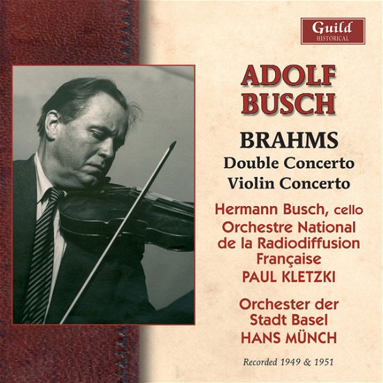 Cover for Adolf Busch · Brahms (CD) (2015)