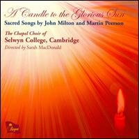 A Candle To The Glorious Sun - Selwyn College Choir - Musiikki - REGENT RECORDS - 0802561026822 - maanantai 14. huhtikuuta 2008