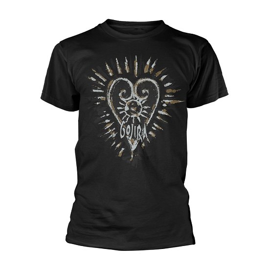 Cover for Gojira · Fortitude Heart (Organic) (T-shirt) [size S] [Black edition] (2021)