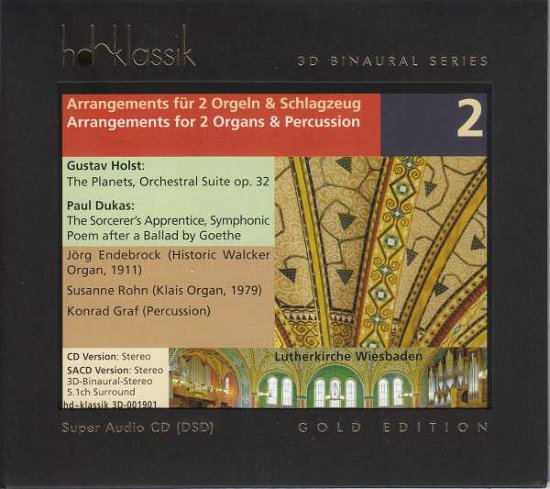 Cover for Jorg Endebrock / Susanne Rohn / Konrad Graf · Arrangements For 2 Organs &amp; Percussion Vol. 2 (CD) (2019)