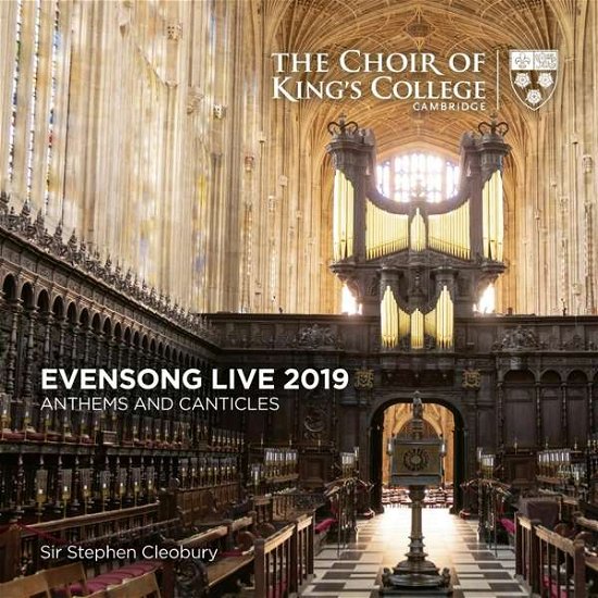 Cover for King's College Choir Cambridge · Evensong Live 2019 (CD) (2019)