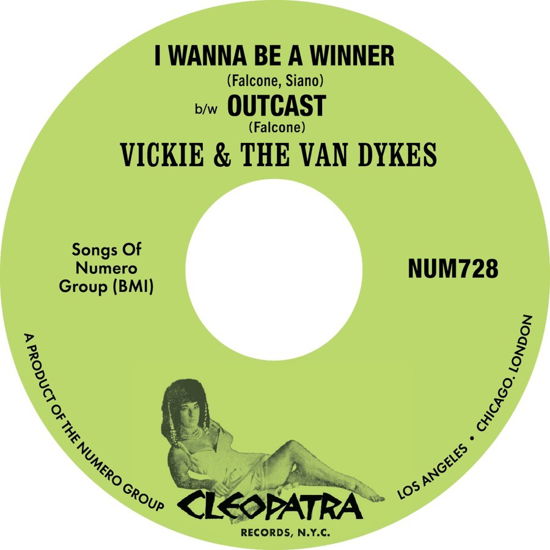 I Wanna Be A Winner / Outcast (Green / White Marble Vinyl) - Vickie & the Van Dykes - Music - NUMERO GROUP - 0825764772822 - December 15, 2023