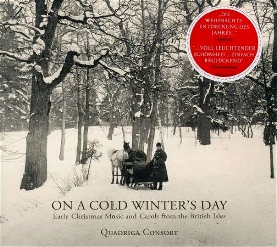 Cover for Quadriga Consort · On A Cold Winter's Day (CD) [Deluxe edition] [Digipak] (2023)