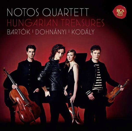 Cover for Bartok / Notos Quartett · Hungarian Treasures: Bartok / Dohnanyi / Kodaly (CD) (2017)