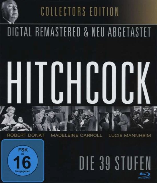 Cover for Robert Donat / Madeleine Carroll · Die 39 Stufen (Blu-ray) [A.hitchcock Collectors edition] (2015)