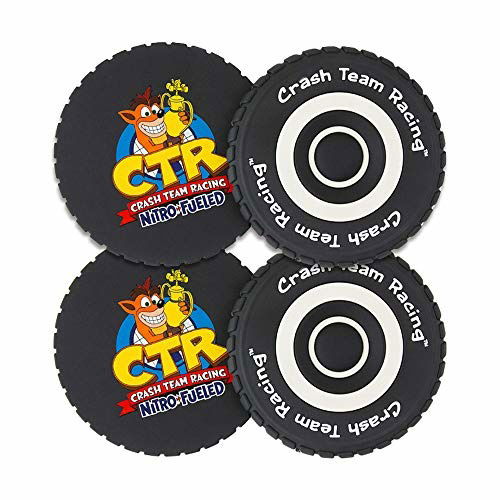 Merchandise Crash Team Racing Tyre Coasters (Merchandise) - Numskull Games - Merchandise -  - 5056280406822 - June 11, 2019