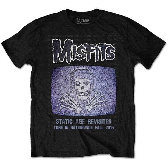 Misfits Unisex T-Shirt: Static - Misfits - Koopwaar -  - 5056368687822 - 